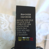 Ralph Lauren Black Label Tank Top White Lace-Trim Ribbed Cotton Size Small NEW