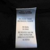 Theory Open-Back Dress Narlissa Prosecco Black Knit Size Small Short Sleeve