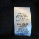 Theory Open-Back Dress Narlissa Prosecco Black Knit Size Small Short Sleeve