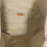 Valentino Glam Reversible Lace Tote Orange/Tan Large Crossbody Shoulder Bag