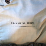 6397 Corduroy Drawstring Shorts Washed Grey Size Medium NEW