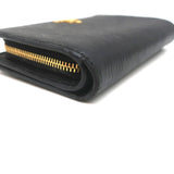 Prada Saffiano Leather Wallet Black