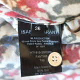 Isabel Marant Long Sleeve Top Fantine Floral Print Size 36 Turtleneck Blouse