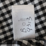 A.L.C Gingham Midi Skirt Abigail Black & White Cotton Size 6