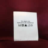 Veronica Beard Riggins Flounce Mini Dress Bordeaux Floral Print Silk Size 4