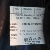 Vintage Moschino 1990s Heart Buckle Leather Skirt Black Size 44