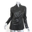 Chado Ralph Rucci Topstitched Leather Jacket Black Size 8