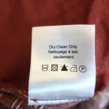 Veronica Beard Paperbag Pants Clerence Rust Floral Print Cotton Size 6 NEW