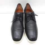 Robert Clergerie Platform Derby Wedges Lindsey Black Leather Size 41