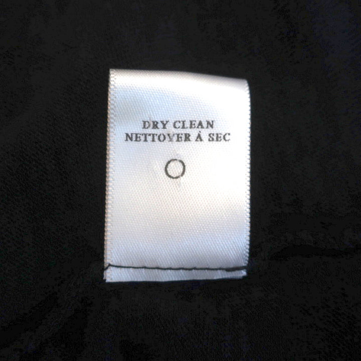 A.L.C. Open-Back Top Black Linen Jersey Size Small Long Sleeve Tee