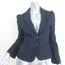 James Jeans Cured by Seun Pinstripe Blazer Navy Wool Size Small