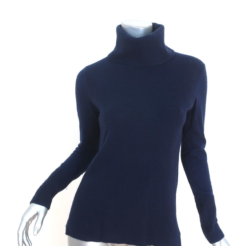 Women's Turtleneck Sweater In Cashmere And Silk Lurex Knit by