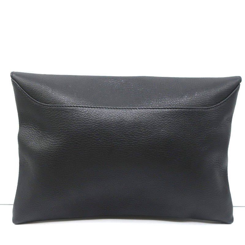 Givenchy Antigona Envelope Clutch Bag Black Leather