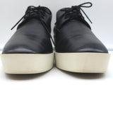 Robert Clergerie Platform Derby Wedges Lindsey Black Leather Size 41