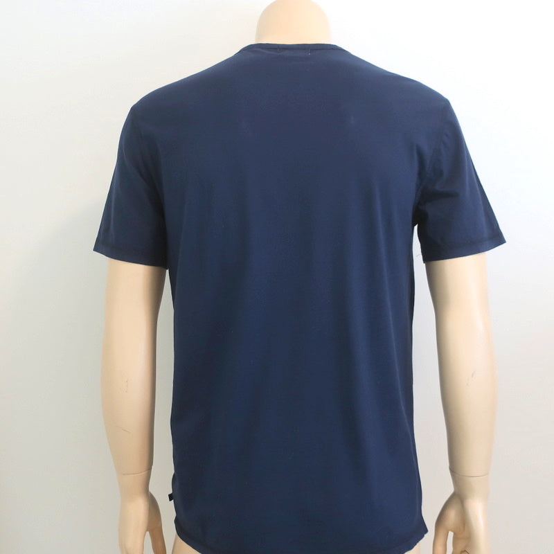 AG Jeans Crewneck Tee Navy Stretch Cotton Size Small Short Sleeve T-Shirt NEW