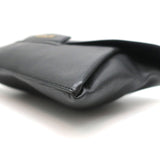 Givenchy Antigona Envelope Clutch Bag Black Leather