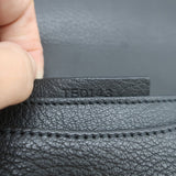 Givenchy Antigona Envelope Clutch Bag Black Leather