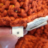 Ulla Johnson Pilar Cable Knit Sweater Poppy Cotton Size Medium Crewneck Pullover