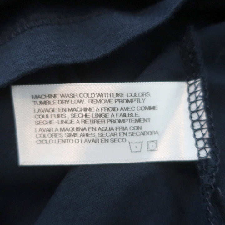 AG Jeans Crewneck Tee Navy Stretch Cotton Size Small Short Sleeve T-Shirt NEW