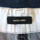 Rachel Comey Wide Leg Pintuck Jeans Elio Indigo Denim Size 6