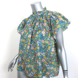 Trovata Birds of Paradis Carla Blouse Summer Fields Print Size Small NEW