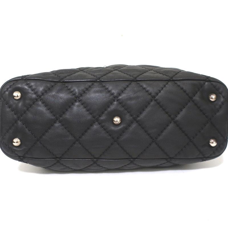 Chanel 2013 Ultimate Stitch Hobo Black Quilted Leather Large Shoulder Bag