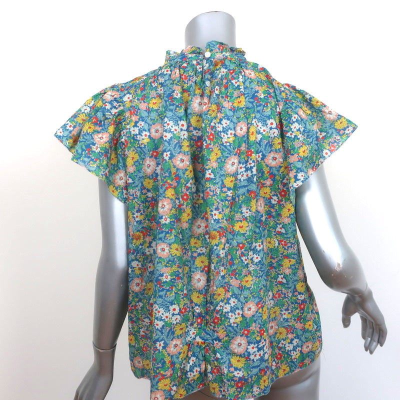 Trovata Birds of Paradis Carla Blouse Summer Fields Print Size Small NEW