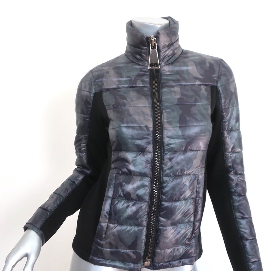 LOUIS VUITTON Check Leather Sleeveless Jacket Black. Size 36