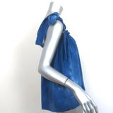 Honorine Tie-Strap Tank Top Goldie Blue Tie Dye Cotton Gauze Size Small NEW