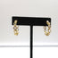 Pippa Small Crystallinity Hoops Herkimer Quartz 18k Gold Earrings