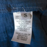 Honorine Tie-Strap Tank Top Goldie Blue Tie Dye Cotton Gauze Size Small NEW