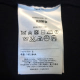 Valentino Sweater Navy Lace-Paneled Wool-Cashmere Size Small Crewneck Pullover