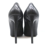 Saint Laurent Anja Pumps Black Leather Size 36.5 Pointed Toe Heels