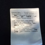 Valentino Sweater Navy Lace-Paneled Wool-Cashmere Size Small Crewneck Pullover