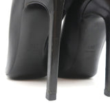 Saint Laurent Anja Pumps Black Leather Size 36.5 Pointed Toe Heels