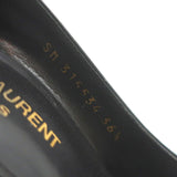 Saint Laurent Anja Pumps Black Leather Size 36.5 Pointed Toe Heels