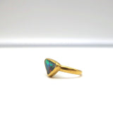 Pippa Small Greek Opal Ring 22k Gold Size 7.5