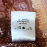 Veronica Beard Peplum Top Kester Rust Floral Print Size 6 Long Sleeve Blouse NEW