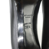 Saint Laurent Anja Pumps Black Leather Size 36.5 Pointed Toe Heels