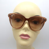 Bottega Veneta Metallic Butterfly Cat Eye Sunglasses Honey BV187S XKHID