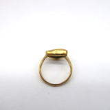 Pippa Small Greek Opal Ring 22k Gold Size 7.5