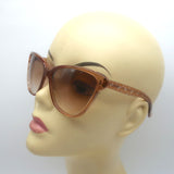 Bottega Veneta Metallic Butterfly Cat Eye Sunglasses Honey BV187S XKHID