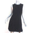 Marc Jacobs Mini Dress Black Wool Crepe Size 6 Sleeveless Sheath