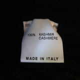 Gucci Tom Ford Ribbed Cashmere Sweater Black Size Large Asymmetric Pullover