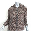 Veronica Beard Anorak Jacket Sibila Brown Leopard Print Size Extra Small
