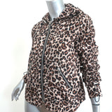 Veronica Beard Anorak Jacket Sibila Brown Leopard Print Size Extra Small