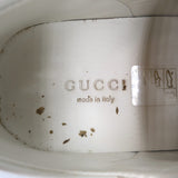 Gucci Ace Bees & Stars Embroidered Sneakers White Leather Size 35.5