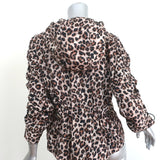 Veronica Beard Anorak Jacket Sibila Brown Leopard Print Size Extra Small