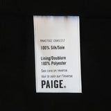 Paige Cold Shoulder Wrap Dress Black Floral Print Silk Chiffon Size Medium