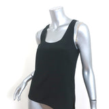 Vince Tank Top Black Stretch Silk Size Extra Small Sleeveless Blouse